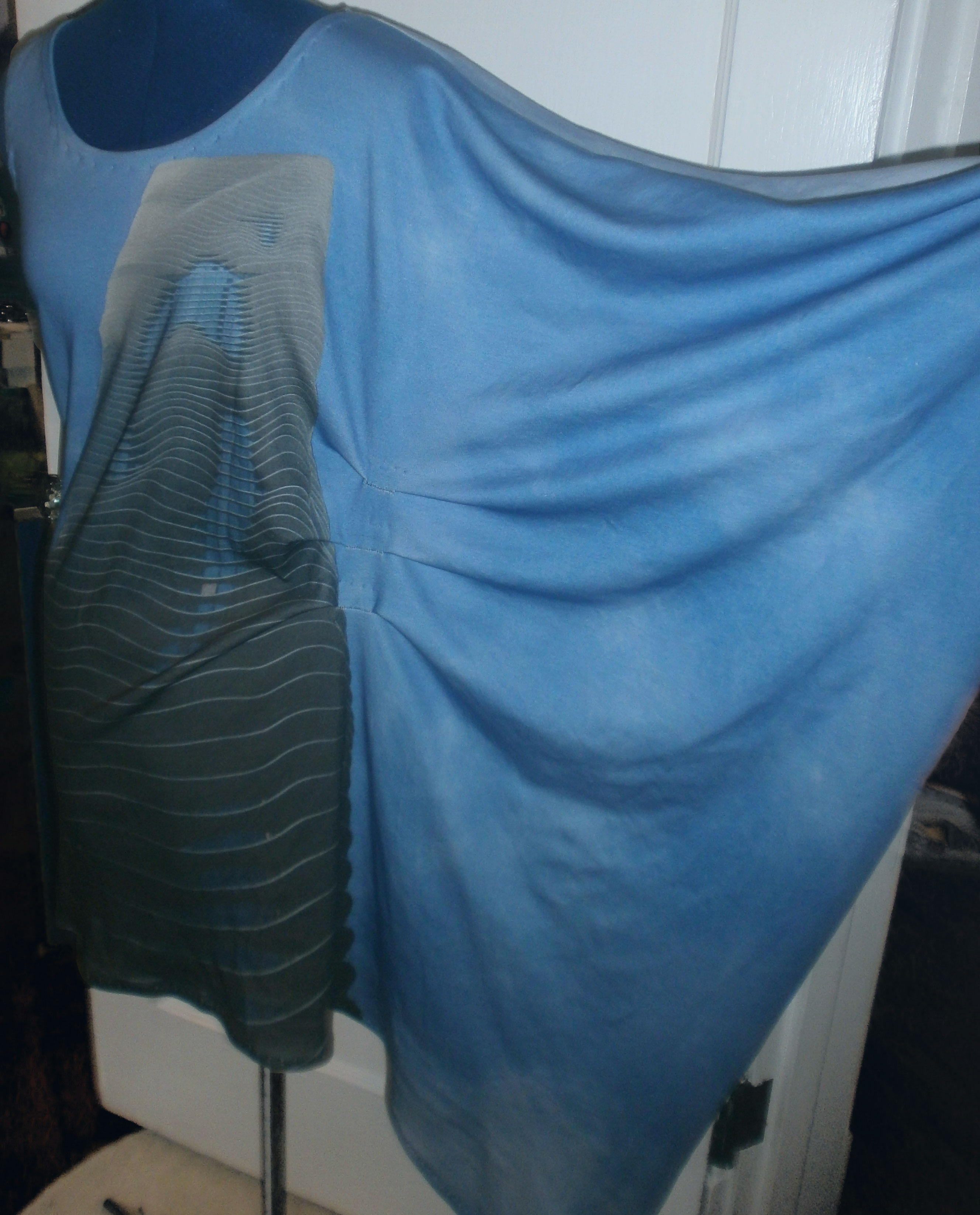 "Aqua" Inspired Garment Front