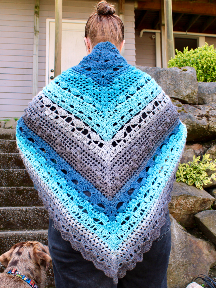 solstand shawl back wrapped